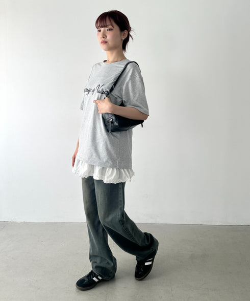 コットンフリルドットキャミワンピース | BA2255033 | ホワイト