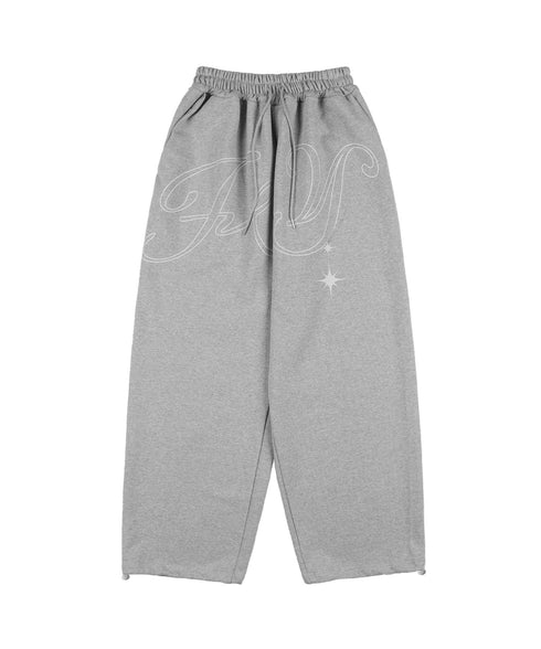 FANCY CLUB(ファンシークラブ)/ワイド ルーズ エンジェル ジョガー スウェットパンツ/ANGEL VINTAGE SWEATPANTS | AT2252011 | グレー