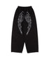 FANCY CLUB(ファンシークラブ)/ワイド ルーズ エンジェル ジョガー スウェットパンツ/ANGEL VINTAGE SWEATPANTS | AT2252011 | ブラック
