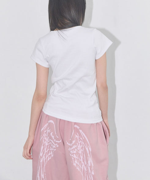 FANCY CLUB(ファンシークラブ)/ワイド ルーズ エンジェル ジョガー スウェットパンツ/ANGEL VINTAGE SWEATPANTS | AT2252011 | ピンク