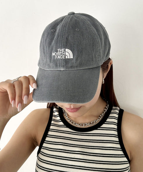 THE NORTH FACE(ザ・ノースフェイス)/ワンポイント ロゴ刺繍 キャップ 帽子/LOGO BALL CAP | IM5251069 | グレー