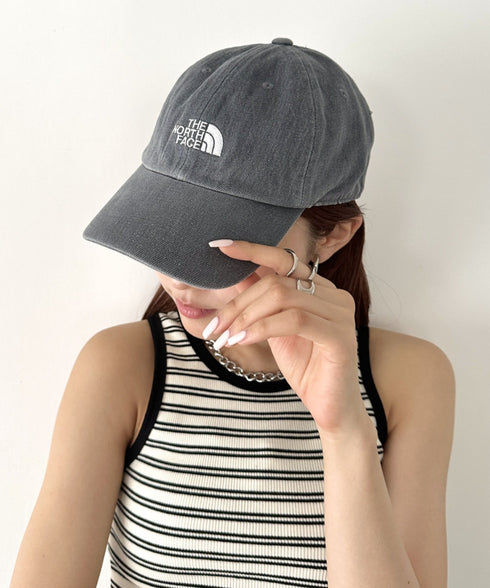 THE NORTH FACE(ザ・ノースフェイス)/ワンポイント ロゴ刺繍 キャップ 帽子/LOGO BALL CAP | IM5251069 | グレー