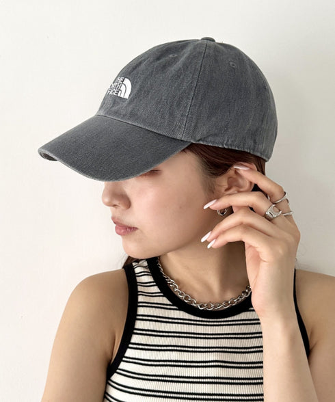 THE NORTH FACE(ザ・ノースフェイス)/ワンポイント ロゴ刺繍 キャップ 帽子/LOGO BALL CAP | IM5251069 | グレー