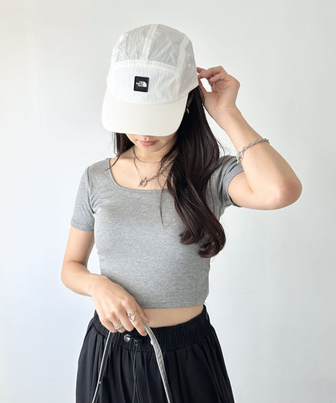 THE NORTH FACE(ザ・ノースフェイス)/軽量 ワンポイントロゴ キャップ 帽子/WL CAMP CAP | IM5251070 | ホワイト