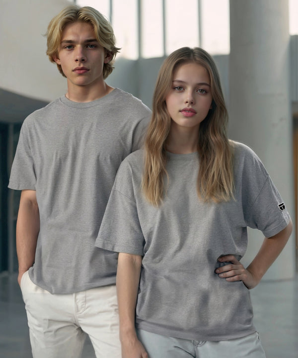 NEWTRAL(ニュートラル)/205 5.6oz スタンダードエンブレムT/サイズ展開多数 コットン 無地 半袖 Tシャツ | NT2009005 | グレー