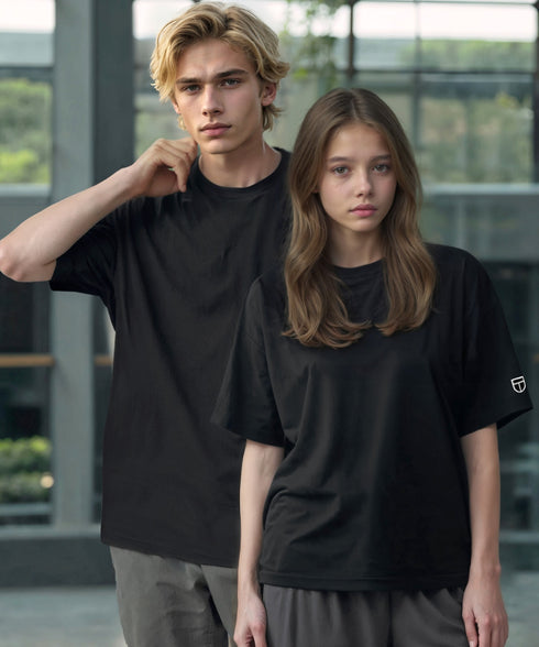 NEWTRAL(ニュートラル)/205 5.6oz スタンダードエンブレムT/サイズ展開多数 コットン 無地 半袖 Tシャツ | NT2009005 | ブラック