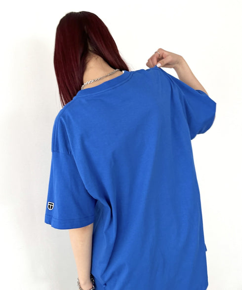 NEWTRAL(ニュートラル)/205 5.6oz スタンダードエンブレムT/サイズ展開多数 コットン 無地 半袖 Tシャツ | NT2009005 | ブルー