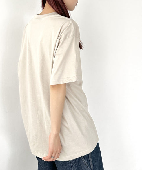 NEWTRAL(ニュートラル)/205 5.6oz スタンダードエンブレムT/サイズ展開多数 コットン 無地 半袖 Tシャツ | NT2009005 | サンドベージュ