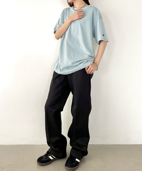 NEWTRAL(ニュートラル)/205 5.6oz スタンダードエンブレムT/サイズ展開多数 コットン 無地 半袖 Tシャツ | NT2009005 | ライトブルー