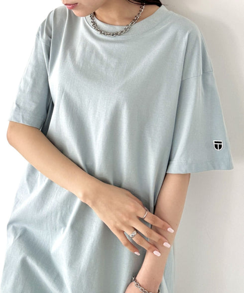 NEWTRAL(ニュートラル)/205 5.6oz スタンダードエンブレムT/サイズ展開多数 コットン 無地 半袖 Tシャツ | NT2009005 | ライトブルー