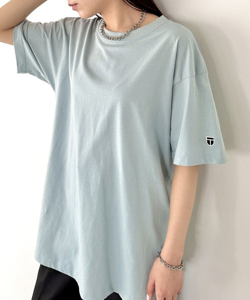 NEWTRAL(ニュートラル)/205 5.6oz スタンダードエンブレムT/サイズ展開多数 コットン 無地 半袖 Tシャツ | NT2009005 | ライトブルー