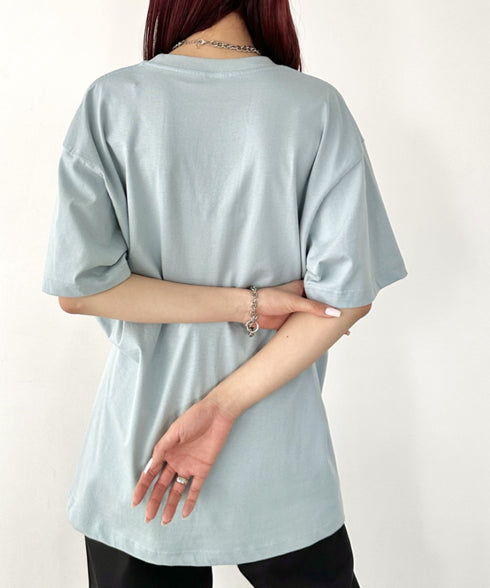 NEWTRAL(ニュートラル)/205 5.6oz スタンダードエンブレムT/サイズ展開多数 コットン 無地 半袖 Tシャツ | NT2009005 | ライトブルー