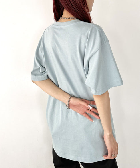 NEWTRAL(ニュートラル)/205 5.6oz スタンダードエンブレムT/サイズ展開多数 コットン 無地 半袖 Tシャツ | NT2009005 | ライトブルー