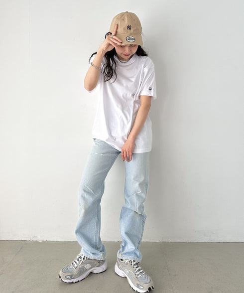 NEWTRAL(ニュートラル)/205 5.6oz スタンダードエンブレムT/サイズ展開多数 コットン 無地 半袖 Tシャツ | NT2009005 | ホワイト