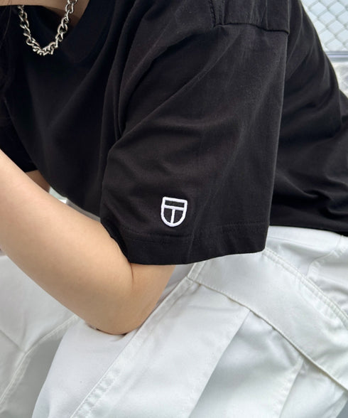 NEWTRAL(ニュートラル)/205 5.6oz スタンダードエンブレムT/サイズ展開多数 コットン 無地 半袖 Tシャツ | NT2009005 | ブラック