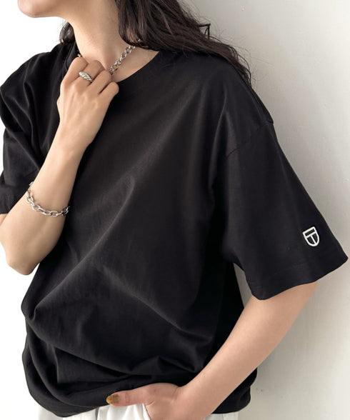 NEWTRAL(ニュートラル)/205 5.6oz スタンダードエンブレムT/サイズ展開多数 コットン 無地 半袖 Tシャツ | NT2009005 | ブラック