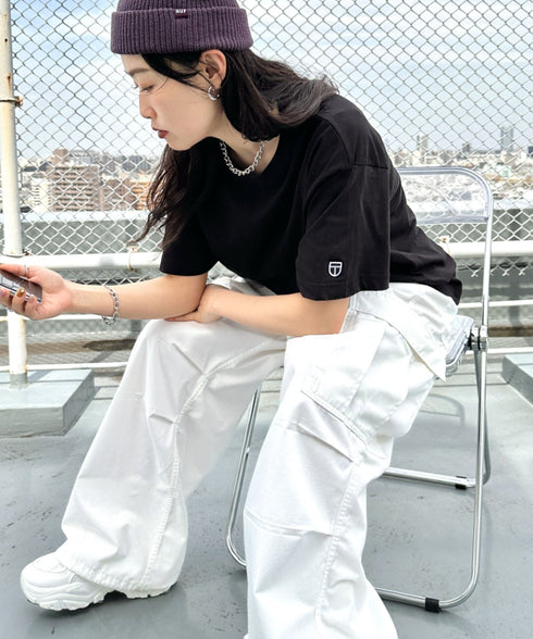 NEWTRAL(ニュートラル)/205 5.6oz スタンダードエンブレムT/サイズ展開多数 コットン 無地 半袖 Tシャツ | NT2009005 | ブラック