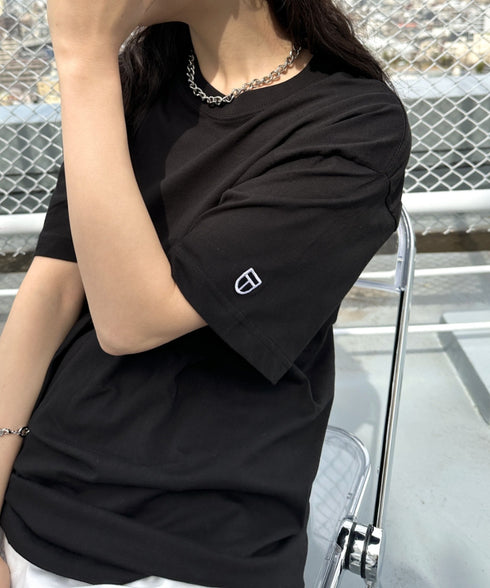 NEWTRAL(ニュートラル)/205 5.6oz スタンダードエンブレムT/サイズ展開多数 コットン 無地 半袖 Tシャツ | NT2009005 | ブラック