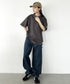 NEWTRAL(ニュートラル)/205 5.6oz スタンダードエンブレムT/サイズ展開多数 コットン 無地 半袖 Tシャツ | NT2009005 | チャコールグレー
