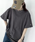NEWTRAL(ニュートラル)/205 5.6oz スタンダードエンブレムT/サイズ展開多数 コットン 無地 半袖 Tシャツ | NT2009005 | チャコールグレー