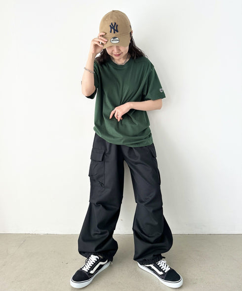 NEWTRAL(ニュートラル)/205 5.6oz スタンダードエンブレムT/サイズ展開多数 コットン 無地 半袖 Tシャツ | NT2009005 | チャコールグレー