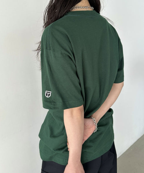 NEWTRAL(ニュートラル)/205 5.6oz スタンダードエンブレムT/サイズ展開多数 コットン 無地 半袖 Tシャツ | NT2009005 | ダークグリーン