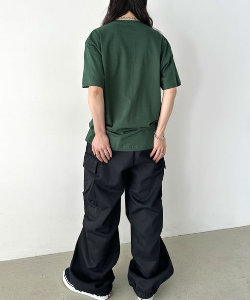 NEWTRAL(ニュートラル)/205 5.6oz スタンダードエンブレムT/サイズ展開多数 コットン 無地 半袖 Tシャツ | NT2009005 | ダークグリーン