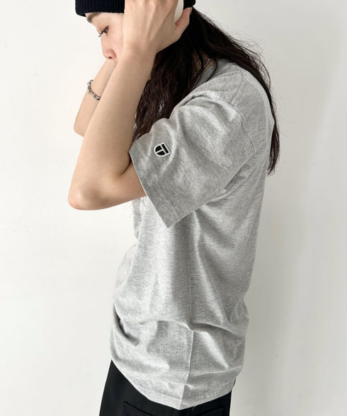 NEWTRAL(ニュートラル)/205 5.6oz スタンダードエンブレムT/サイズ展開多数 コットン 無地 半袖 Tシャツ | NT2009005 | グレー