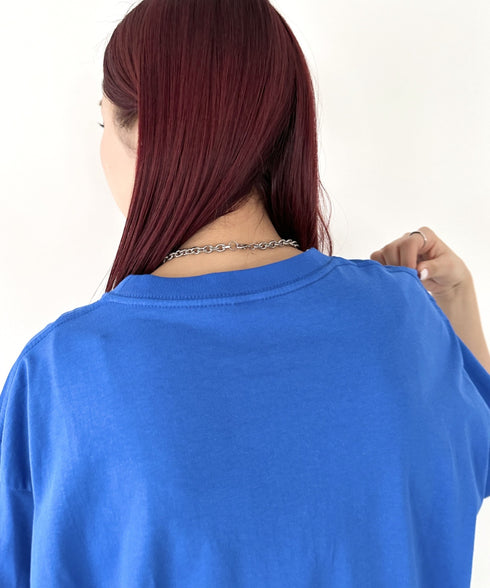 NEWTRAL(ニュートラル)/205 5.6oz スタンダードエンブレムT/サイズ展開多数 コットン 無地 半袖 Tシャツ | NT2009005 | ブルー