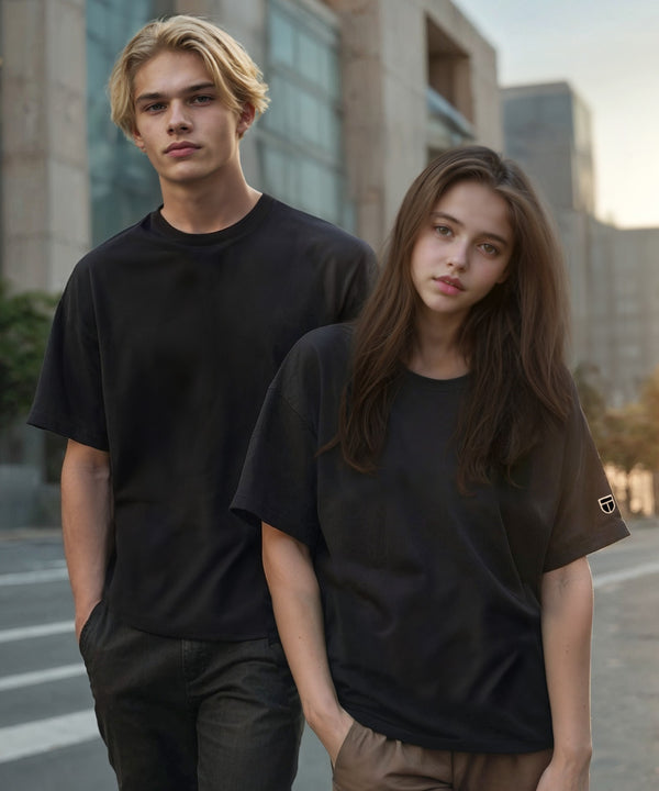 NEWTRAL(ニュートラル)/207 9.8oz スーパーヘビーエンブレムT/サイズ展開多数 コットン 無地 半袖 Tシャツ | NT2009007 | ブラック