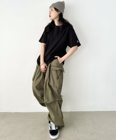 NEWTRAL(ニュートラル)/207 9.8oz スーパーヘビーエンブレムT/サイズ展開多数 コットン 無地 半袖 Tシャツ | NT2009007 | ブラック