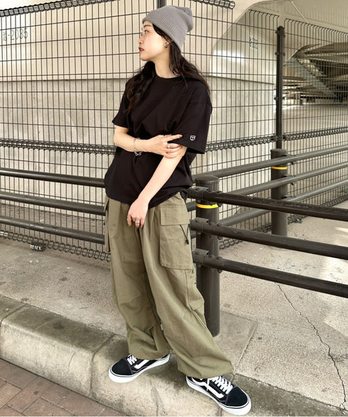 NEWTRAL(ニュートラル)/207 9.8oz スーパーヘビーエンブレムT/サイズ展開多数 コットン 無地 半袖 Tシャツ | NT2009007 | ブラック