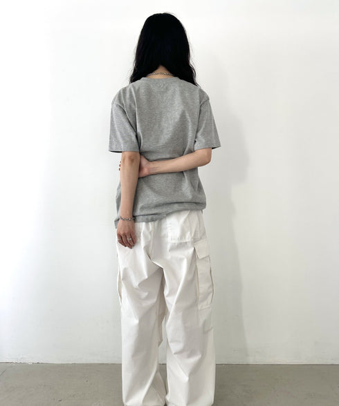 NEWTRAL(ニュートラル)/207 9.8oz スーパーヘビーエンブレムT/サイズ展開多数 コットン 無地 半袖 Tシャツ | NT2009007 | グレー