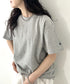NEWTRAL(ニュートラル)/207 9.8oz スーパーヘビーエンブレムT/サイズ展開多数 コットン 無地 半袖 Tシャツ | NT2009007 | グレー