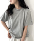 NEWTRAL(ニュートラル)/207 9.8oz スーパーヘビーエンブレムT/サイズ展開多数 コットン 無地 半袖 Tシャツ | NT2009007 | グレー