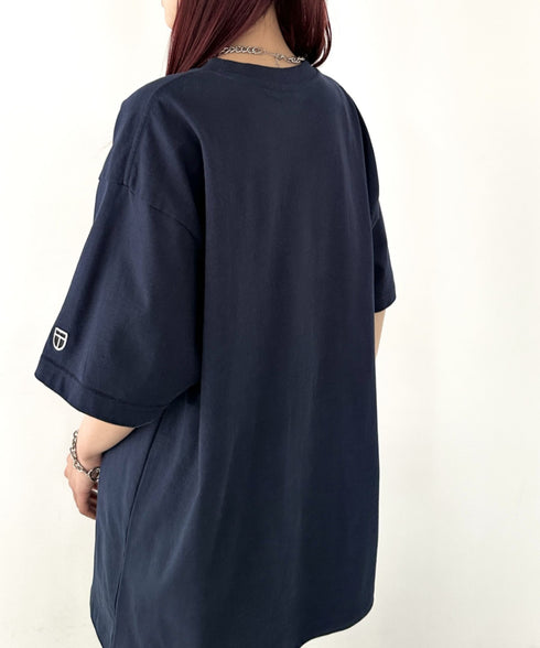 NEWTRAL(ニュートラル)/207 9.8oz スーパーヘビーエンブレムT/サイズ展開多数 コットン 無地 半袖 Tシャツ | NT2009007 | ネイビー