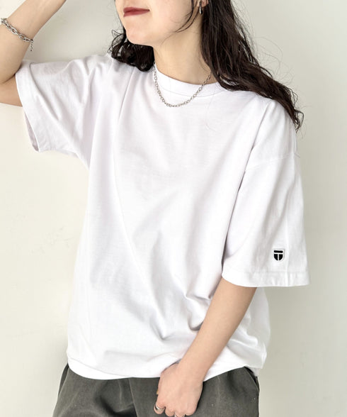 NEWTRAL(ニュートラル)/207 9.8oz スーパーヘビーエンブレムT/サイズ展開多数 コットン 無地 半袖 Tシャツ | NT2009007 | ホワイト