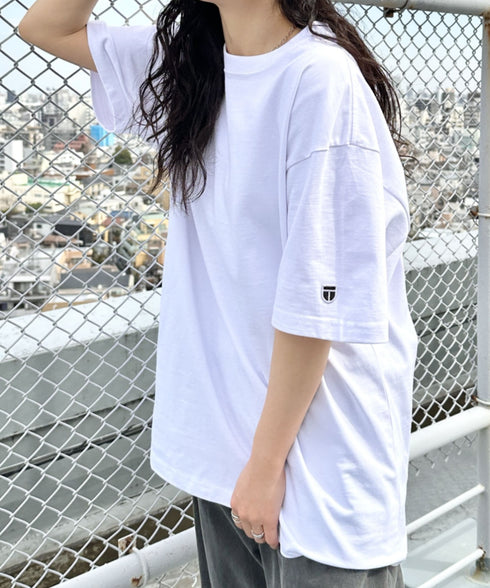 NEWTRAL(ニュートラル)/207 9.8oz スーパーヘビーエンブレムT/サイズ展開多数 コットン 無地 半袖 Tシャツ | NT2009007 | ホワイト