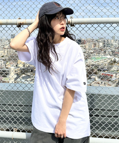 NEWTRAL(ニュートラル)/207 9.8oz スーパーヘビーエンブレムT/サイズ展開多数 コットン 無地 半袖 Tシャツ | NT2009007 | ホワイト