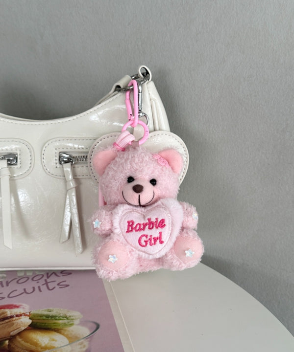 ハート カラビナ付き ファー ドッグ ぬいキーホルダー ぬいぐるみチャーム バッグチャームマルチウェイ チャーム 犬 | WR6255027 | その他3