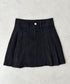 サイドプリーツデニムミニスカート | BA2252019 | ブラック