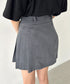 サイドプリーツデニムミニスカート | BA2252019 | グレー