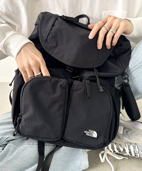 THE NORTH FACE(ザ・ノースフェイス)/巾着型 軽量 リュック バックパック/W'S BREEZE BACKPACK | IM1251072 | ライトグレー