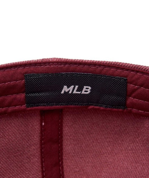 MLB KOREA(エムエルビーコリア)/ダメージ ウォッシング ロゴ刺繍 ベースボール キャップ 帽子/damage washing unstructured ball-cap | AT5252016 | ワインレッド