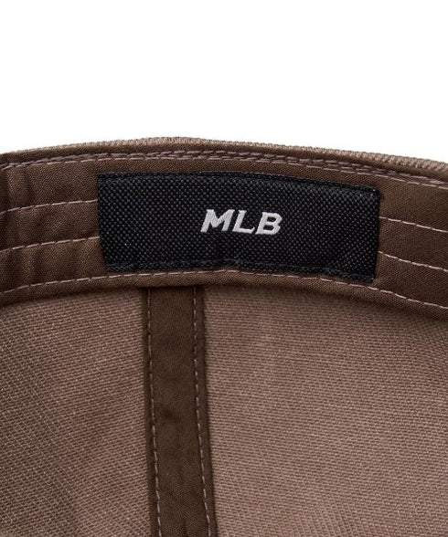 MLB KOREA(エムエルビーコリア)/ダメージ ウォッシング ロゴ刺繍 ベースボール キャップ 帽子/damage washing unstructured ball-cap | AT5252016 | ブラウン
