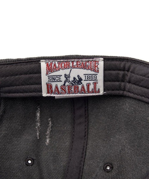 MLB KOREA(エムエルビーコリア)/ダメージ ウォッシング ロゴ刺繍 ベースボール キャップ 帽子/damage washing unstructured ball-cap | AT5252016 | ダークグレー