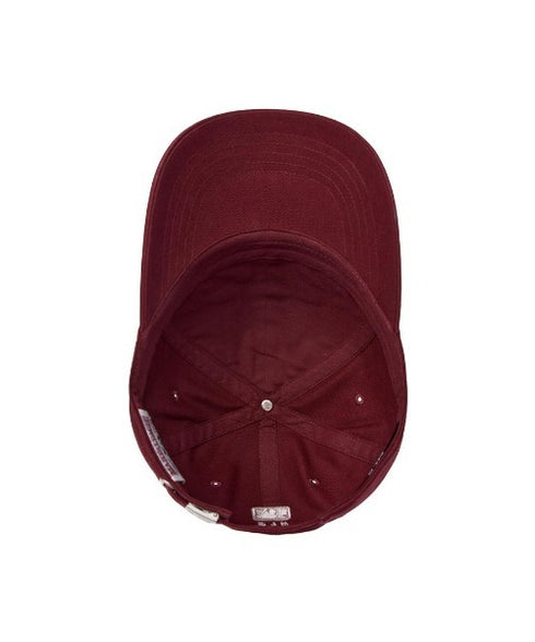 MLB KOREA(エムエルビーコリア)/ヴィンテージ ダメージ ロゴ刺繍 ベースボール キャップ 帽子/varsity vintage unstructured ball-cap | AT5252017 | ワインレッド