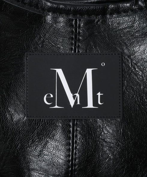 MUCENT(ムセント)/ショルダーバッグ ポーチ付き/Crescent Leather Shoulder Bag Unisex | AT1252018 | ブラック