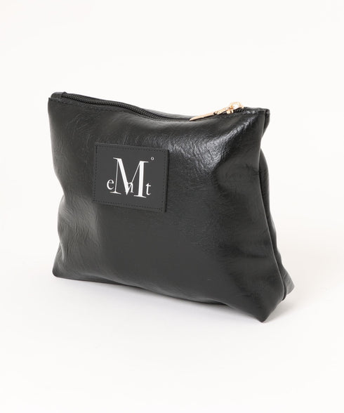 MUCENT(ムセント)/ショルダーバッグ ポーチ付き/Crescent Leather Shoulder Bag Unisex | AT1252018 | ブラック