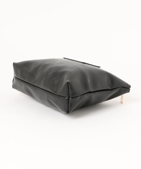 MUCENT(ムセント)/ショルダーバッグ ポーチ付き/Crescent Leather Shoulder Bag Unisex | AT1252018 | ブラック